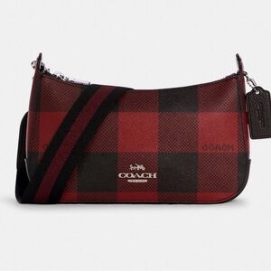 Coach Jes Baguette with Buffalo Plaid